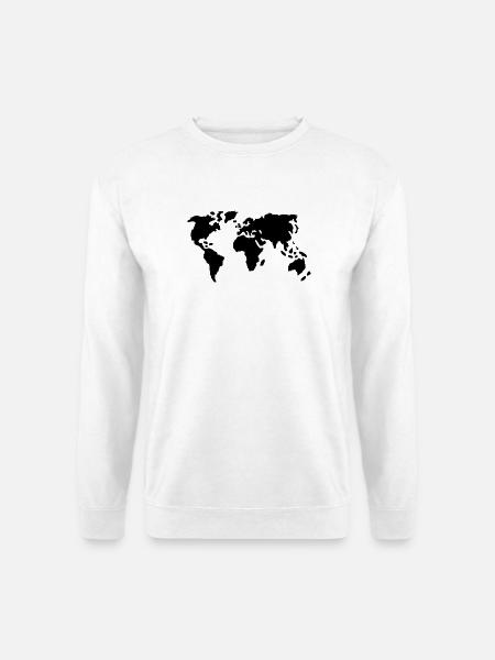 Welt - Unisex Pullover - Weiß