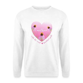 mother - Unisex Pullover - Weiß - Vorne - Alina (178cm) & Michal (187cm)