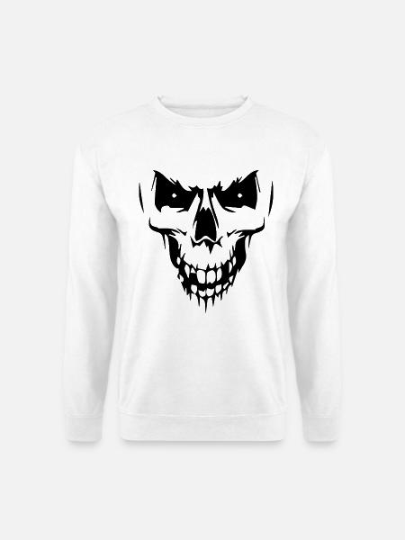 Totenkopf - Unisex Pullover - Weiß