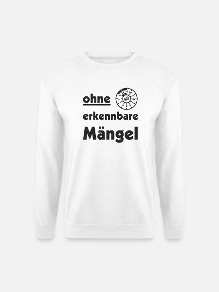 ohne erkennbare Mängel TÜV - Unisex Pullover - Weiß