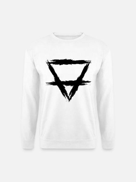 Element Symbol Erde - Unisex Pullover - Weiß