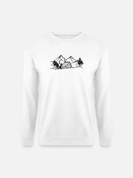 Cabin in the Hills - Unisex Pullover - Weiß