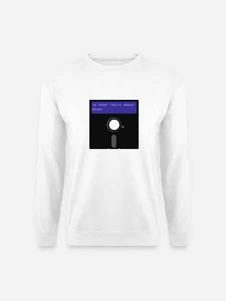 floppy disk - Unisex Sweatshirt - white