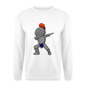 Ritter - Unisex Pullover - Weiß - Vorne - Alina (178cm) & Michal (187cm)