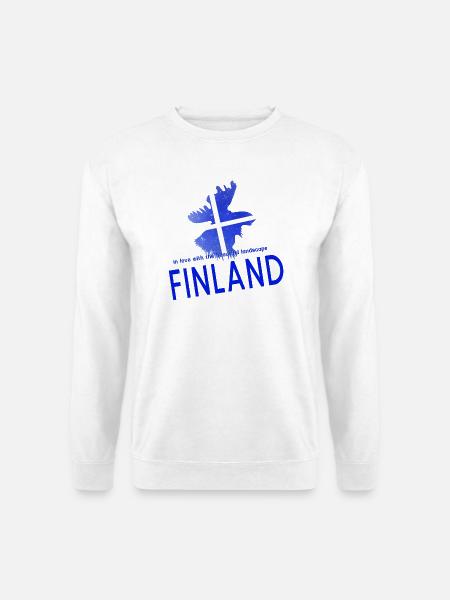 Finland Suomi - Unisex Pullover - Weiß