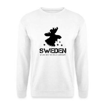 Schweden - Unisex Pullover - Weiß - Vorne - Alina (178cm) & Michal (187cm)