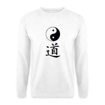 tao dao - Unisex Pullover - Weiß - Vorne - Alina (178cm) & Michal (187cm)