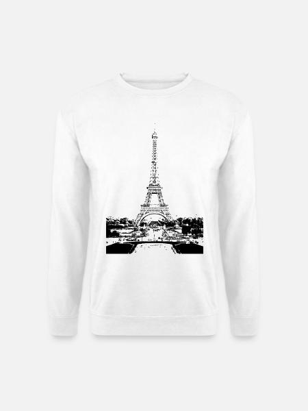 Paris. - Unisex Pullover - Weiß