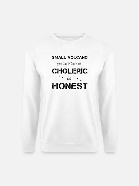 choleric honest - Unisex Pullover - Weiß