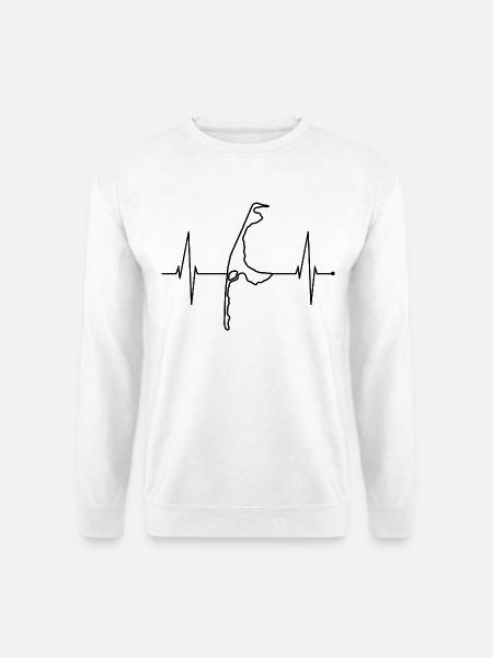 Sylt Skyline Nordsee Herzschlag Nordfriesen Sylter - Unisex Pullover - Weiß