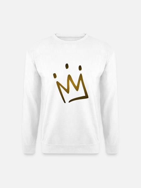 Krone - Unisex Pullover - Weiß
