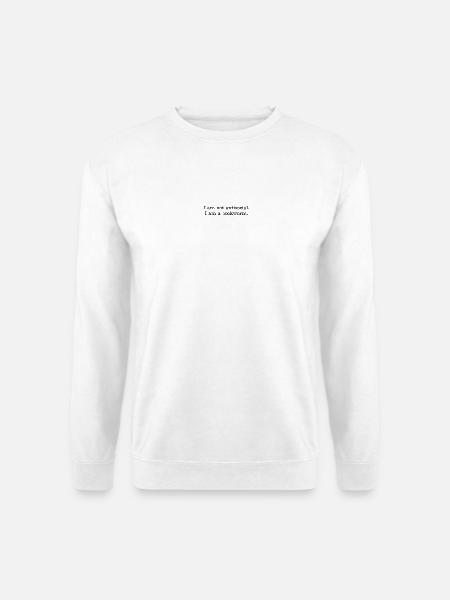 Antisocial Bookworm - Unisex Pullover - Weiß