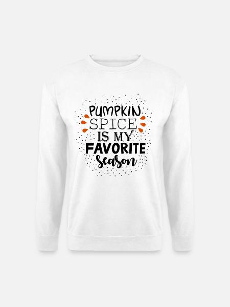 Kürbis Kürbiszeit Herbst Geschenk - Unisex Pullover - Weiß