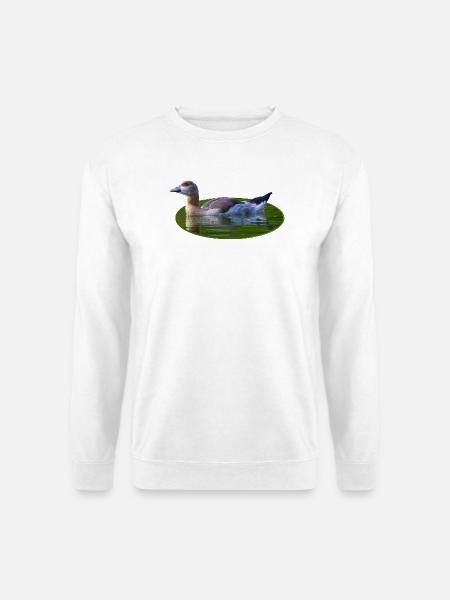 Nilgans Gans Küken - Unisex Pullover - Weiß