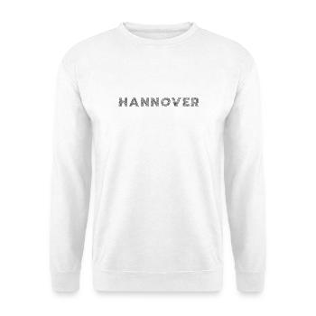 Hanover German City Lower Saxony lettering - Unisex Sweatshirt - white - Front