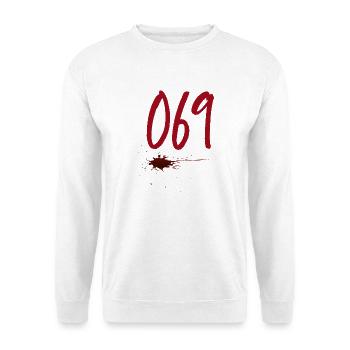 Postleitzahl Frankfurt 069 - Unisex Pullover - Weiß - Vorne