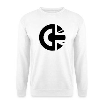 Zweifarbiges Großbritannien - Unisex Pullover - Weiß - Vorne - Alina (178cm) & Michal (187cm)