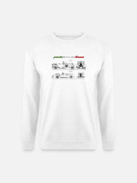 in Italien produzierter Oldtimer - Unisex Pullover - Weiß