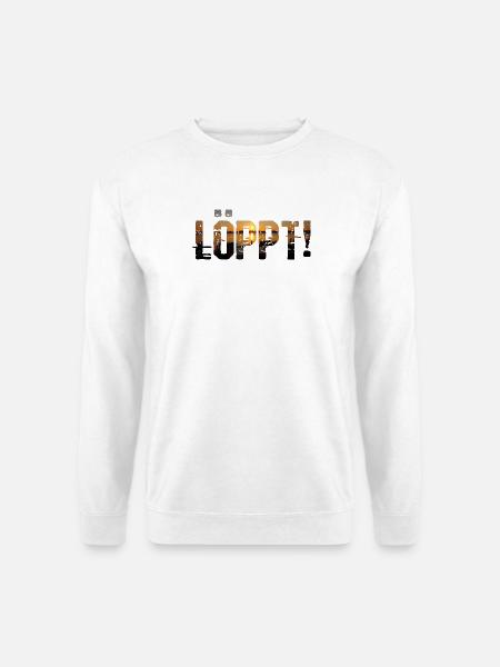 Plattdeutsch Löppt! Norden Spruch-Shirt - Unisex Pullover - Weiß