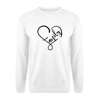 family - Unisex Sweatshirt - white - Front