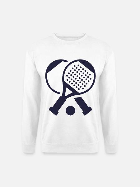 Padel Schläger Padelspieler Padel-Tennis - Unisex Pullover - Weiß