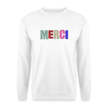 Vielen Dank - Unisex Pullover - Weiß - Vorne