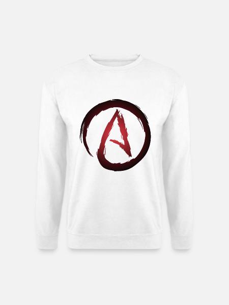 Atheismus Symbol Atheist - Unisex Pullover - Weiß