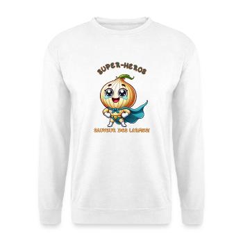 Superheld - Retter der Tränen - Unisex Pullover - Weiß - Vorne