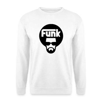 Funk - Unisex Pullover - Weiß - Vorne - Alina (178cm) & Michal (187cm)