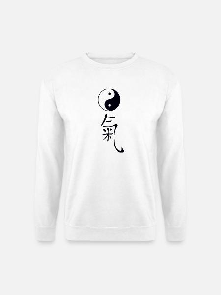 tao qi - Unisex Pullover - Weiß