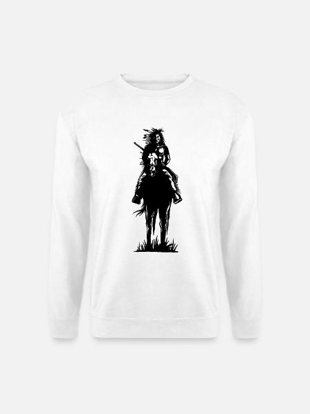Indianer - Unisex Pullover - Weiß