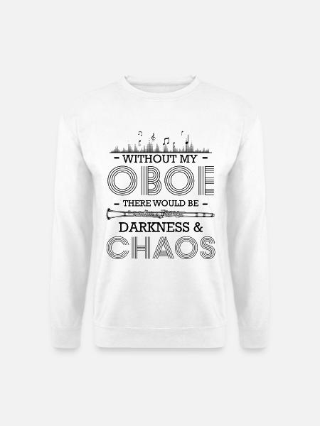 Oboe - Unisex Pullover - Weiß