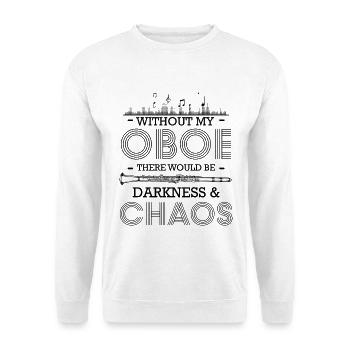oboe - Unisex Sweatshirt - white - Front