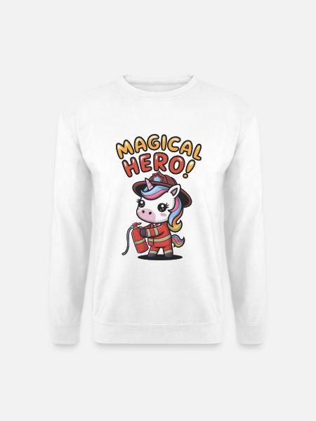 Magical Hero! - Unisex Sweatshirt - white