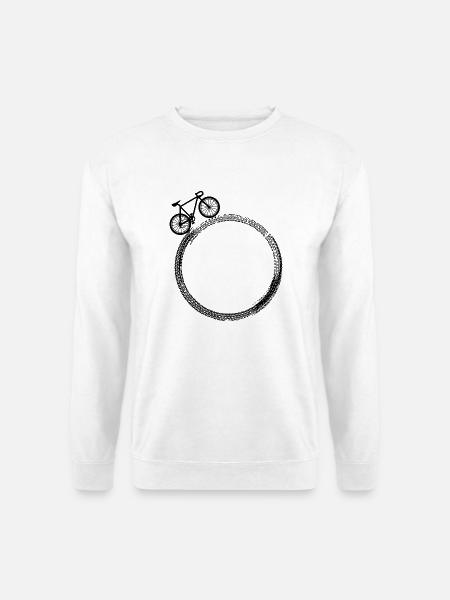 Radsport Bike Fahrrad Sport Radeln Biker Cycling - Unisex Pullover - Weiß