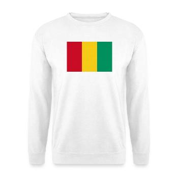 Guinea - Unisex Pullover - Weiß - Vorne - Alina (178cm) & Michal (187cm)