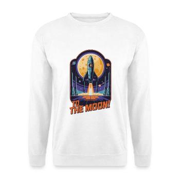 To The Moon - Unisex Sweatshirt - white - Front