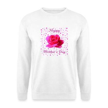 mothers day Muttertag - Unisex Pullover - Weiß - Vorne - Alina (178cm) & Michal (187cm)