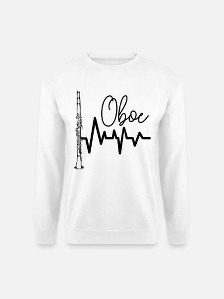 Oboe - Unisex Pullover - Weiß