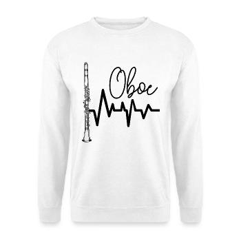 oboe - Unisex Sweatshirt - white - Front