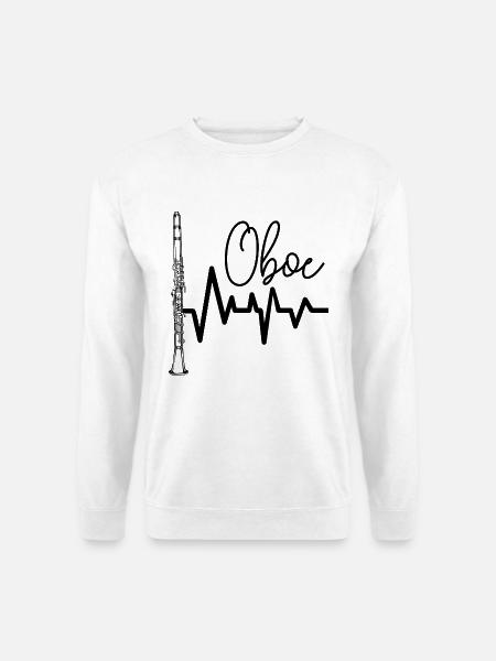 Oboe - Unisex Pullover - Weiß