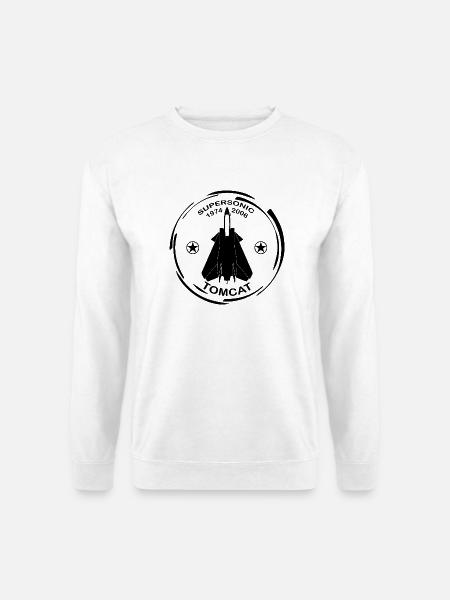 Plane F14 Tomcat - Unisex Sweatshirt - white