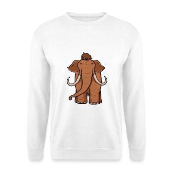 Mammut Steinzeit - Unisex Pullover - Weiß - Vorne - Alina (178cm) & Michal (187cm)