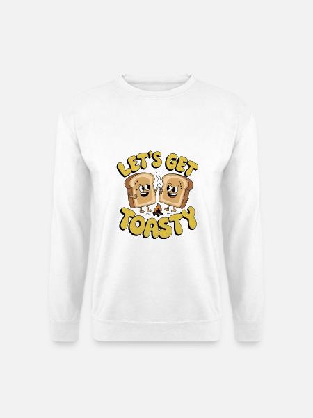 Lass uns warm werden - Unisex Pullover - Weiß