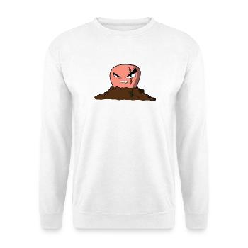 Wurm - Unisex Pullover - Weiß - Vorne - Alina (178cm) & Michal (187cm)