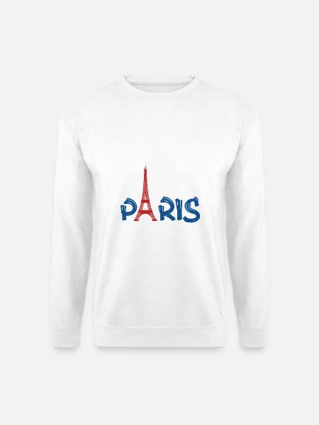 PARIS - Unisex Pullover - Weiß