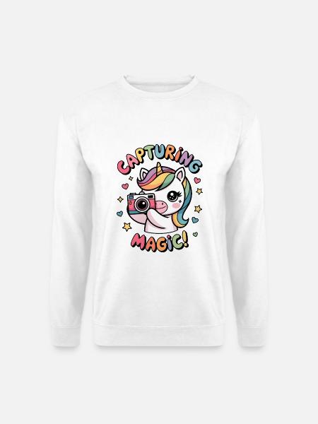 Capturing Magic! - Unisex Sweatshirt - white