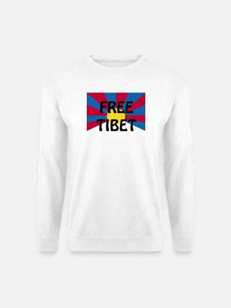 free tibet - Unisex Pullover - Weiß