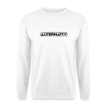 Alternativ - Unisex Pullover - Weiß - Vorne - Alina (178cm) & Michal (187cm)