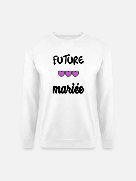 ZUKÜNFTIGE BRAUT - Unisex Pullover - Weiß